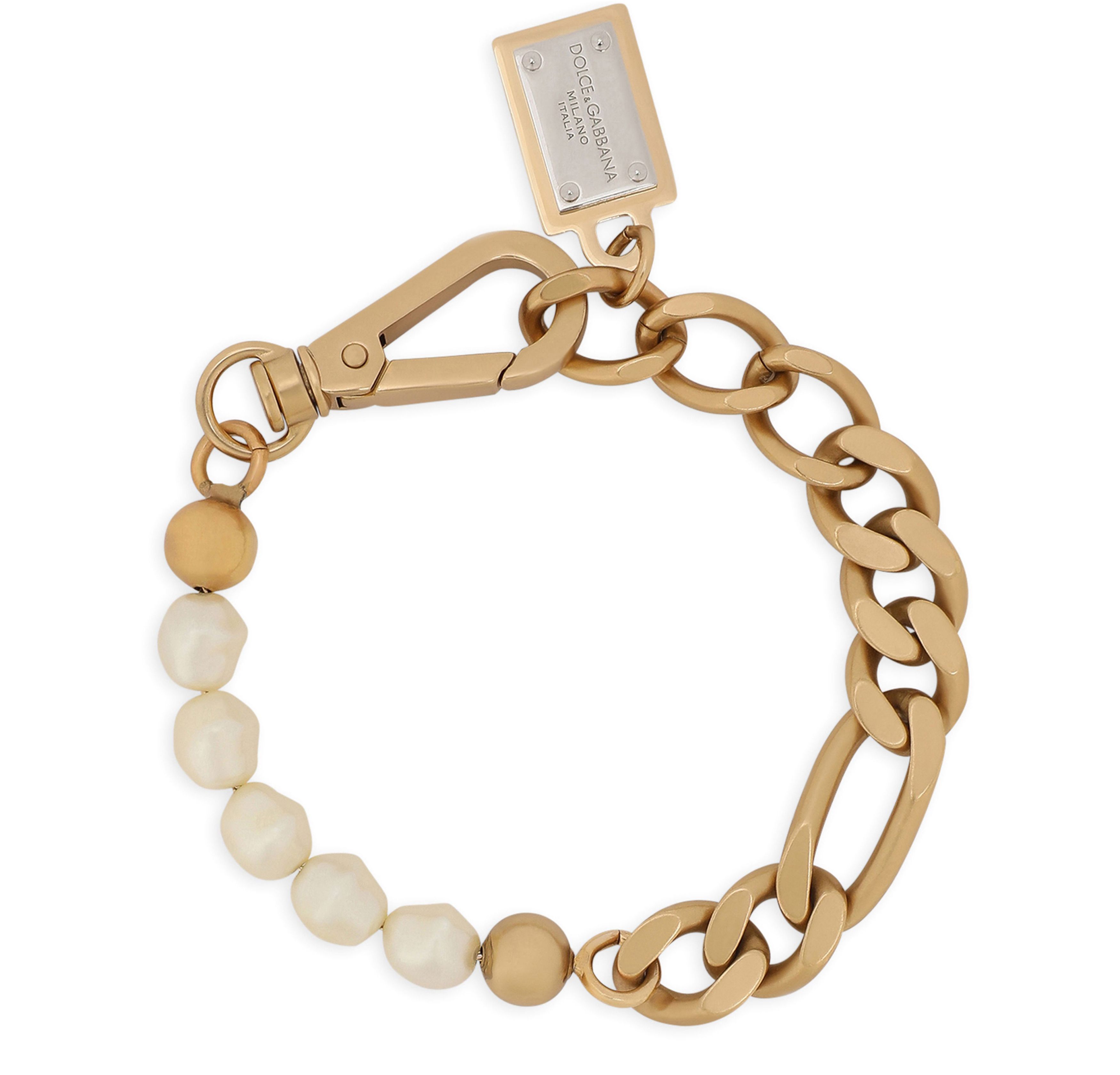 Dolce & Gabbana Link bracelet with pearls