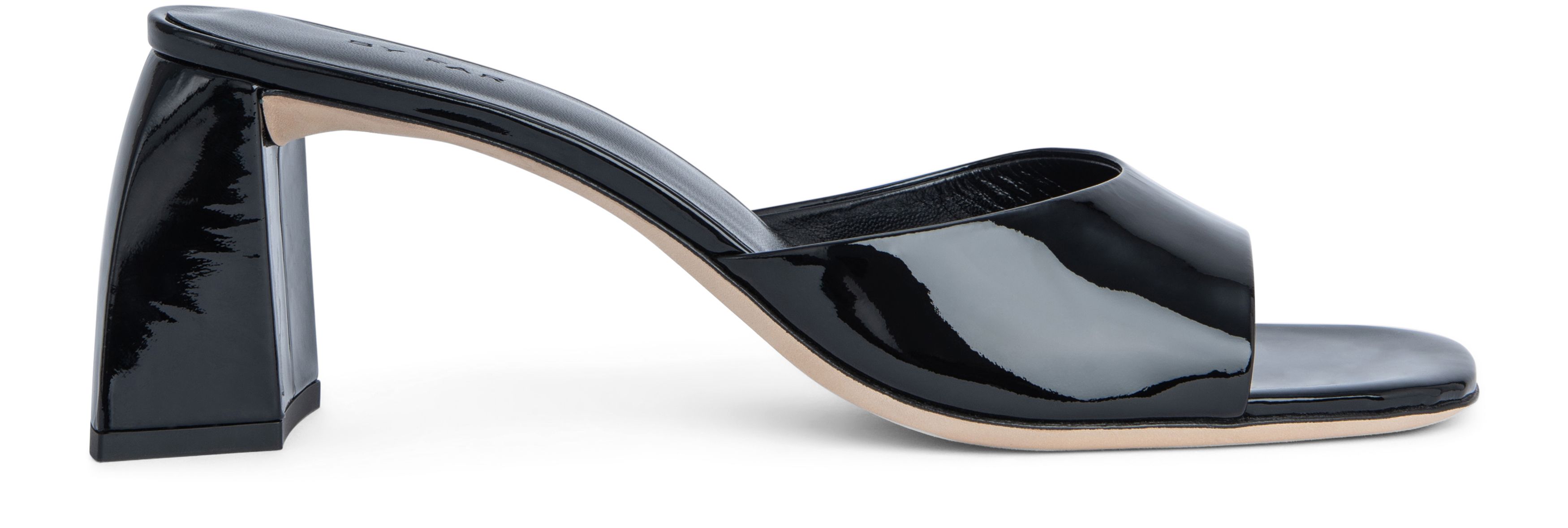 BY FAR Romy Patent Leather Mules