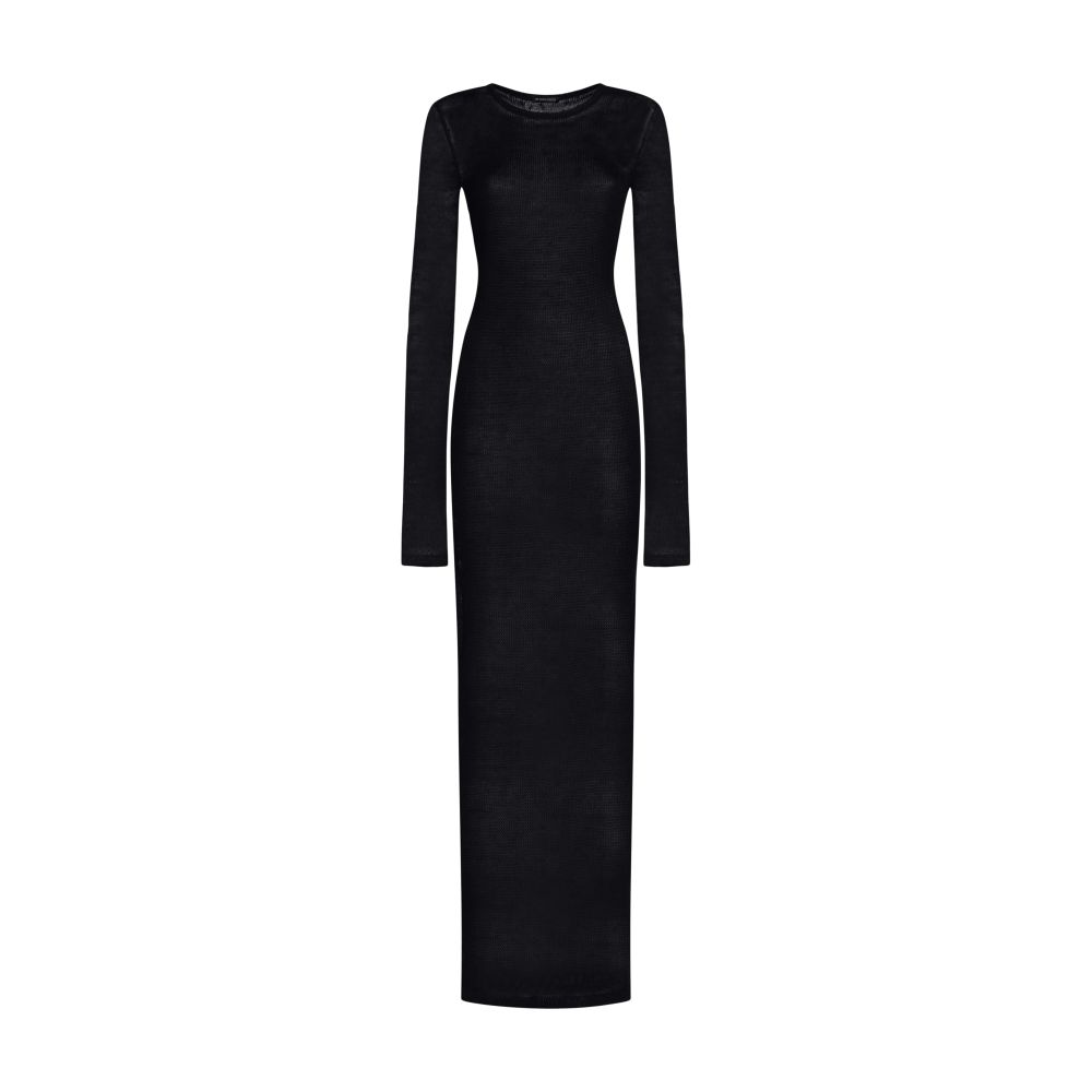 Ann Demeulemeester Eina ghost long sleeve dress