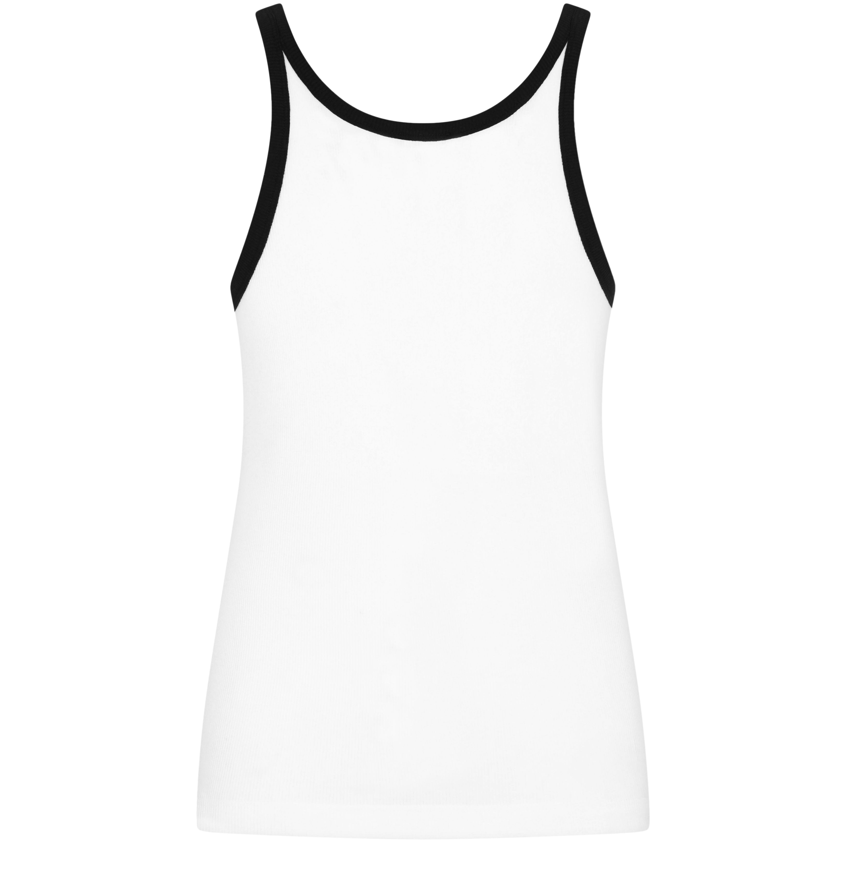 Dolce & Gabbana Fine-rib cotton singlet