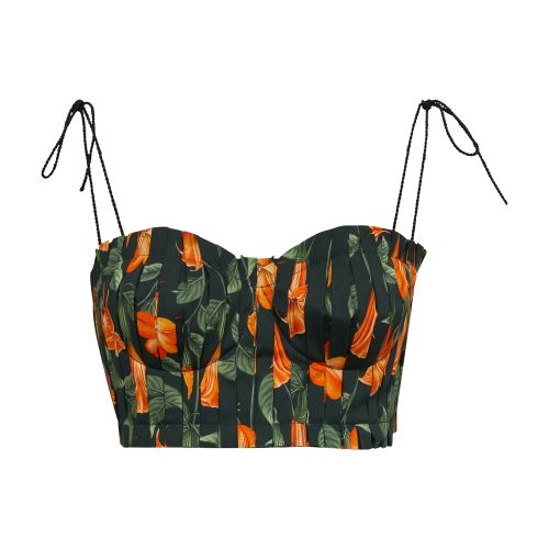 Agua By Agua Bendita Moringa cropped top