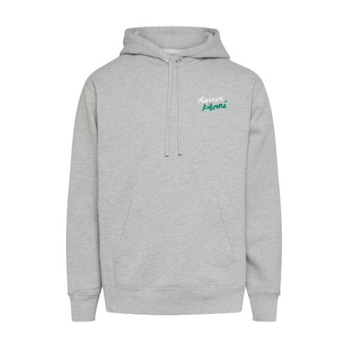 Maison Kitsuné Mini handwriting relaxed hoodie