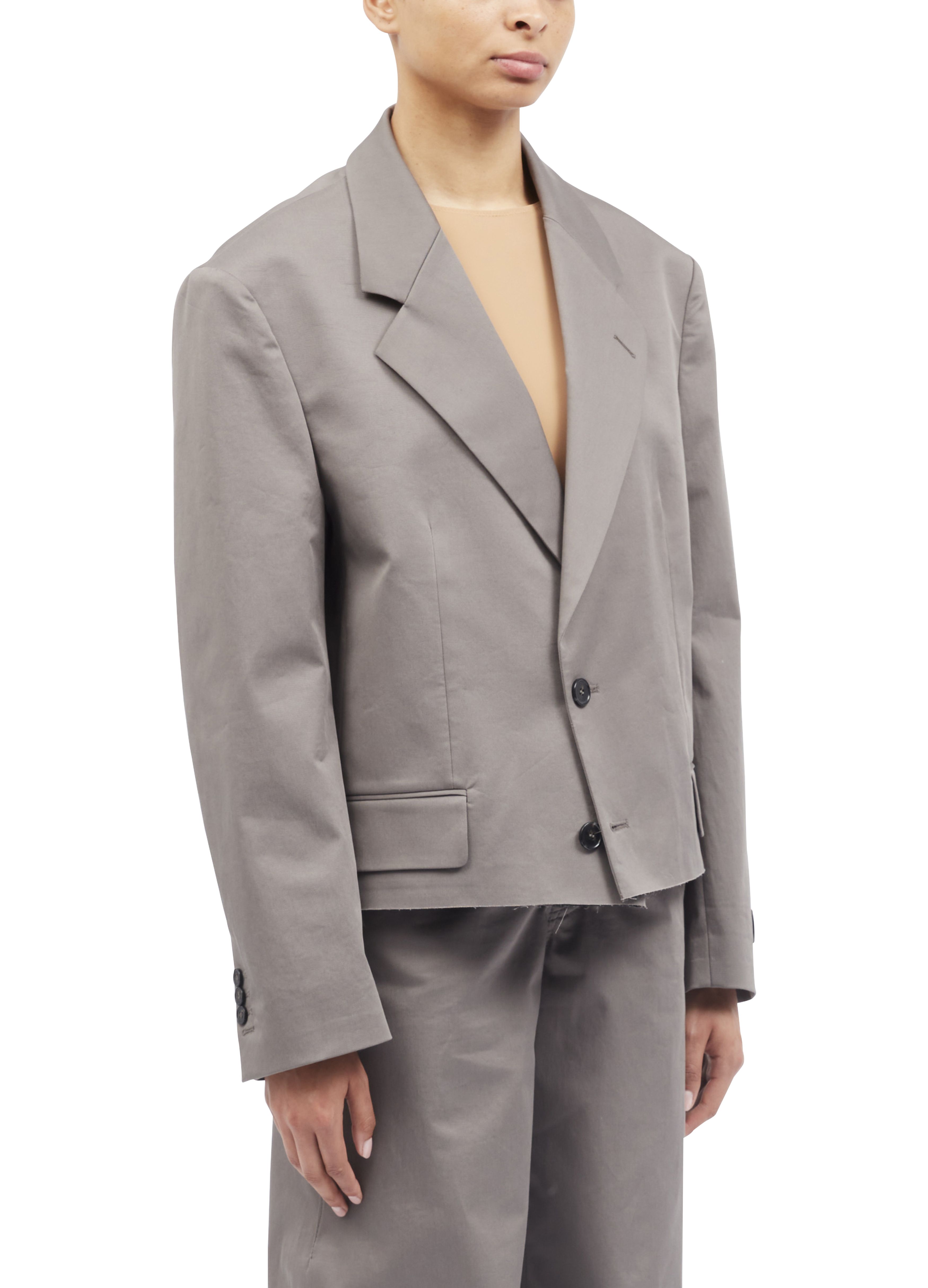 MM6 Maison Margiela Raw hem suit jacket