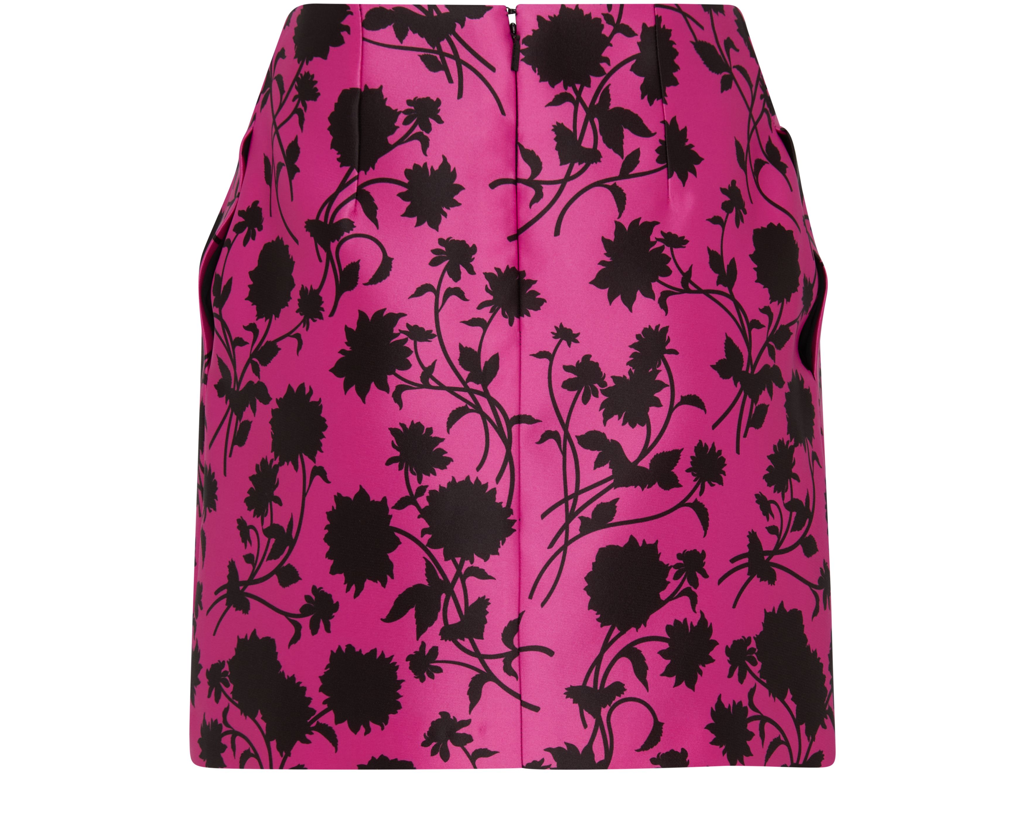 Versace Floral Print Mini Skirt