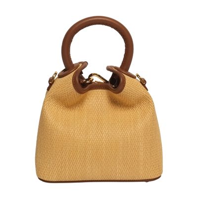 Elleme Madeleine small raffia bag