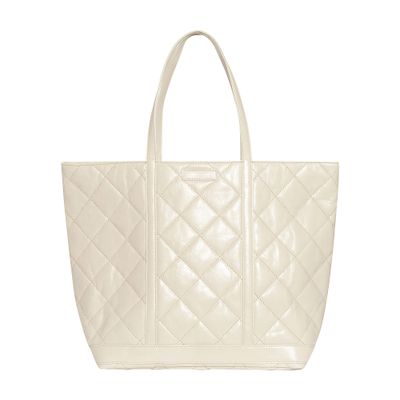  XL quilted leather tote bag