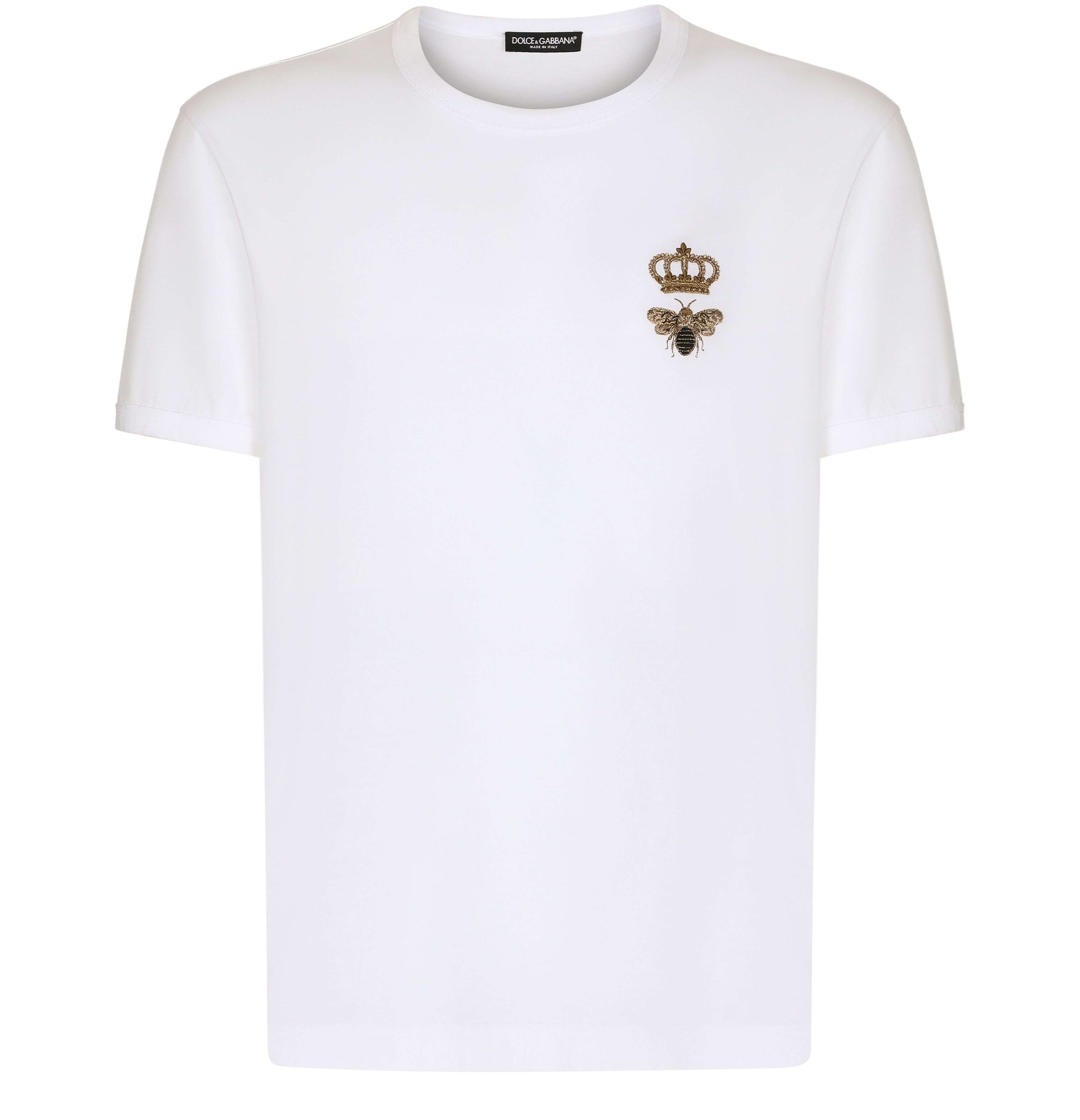 Dolce & Gabbana Cotton T-shirt with embroidery