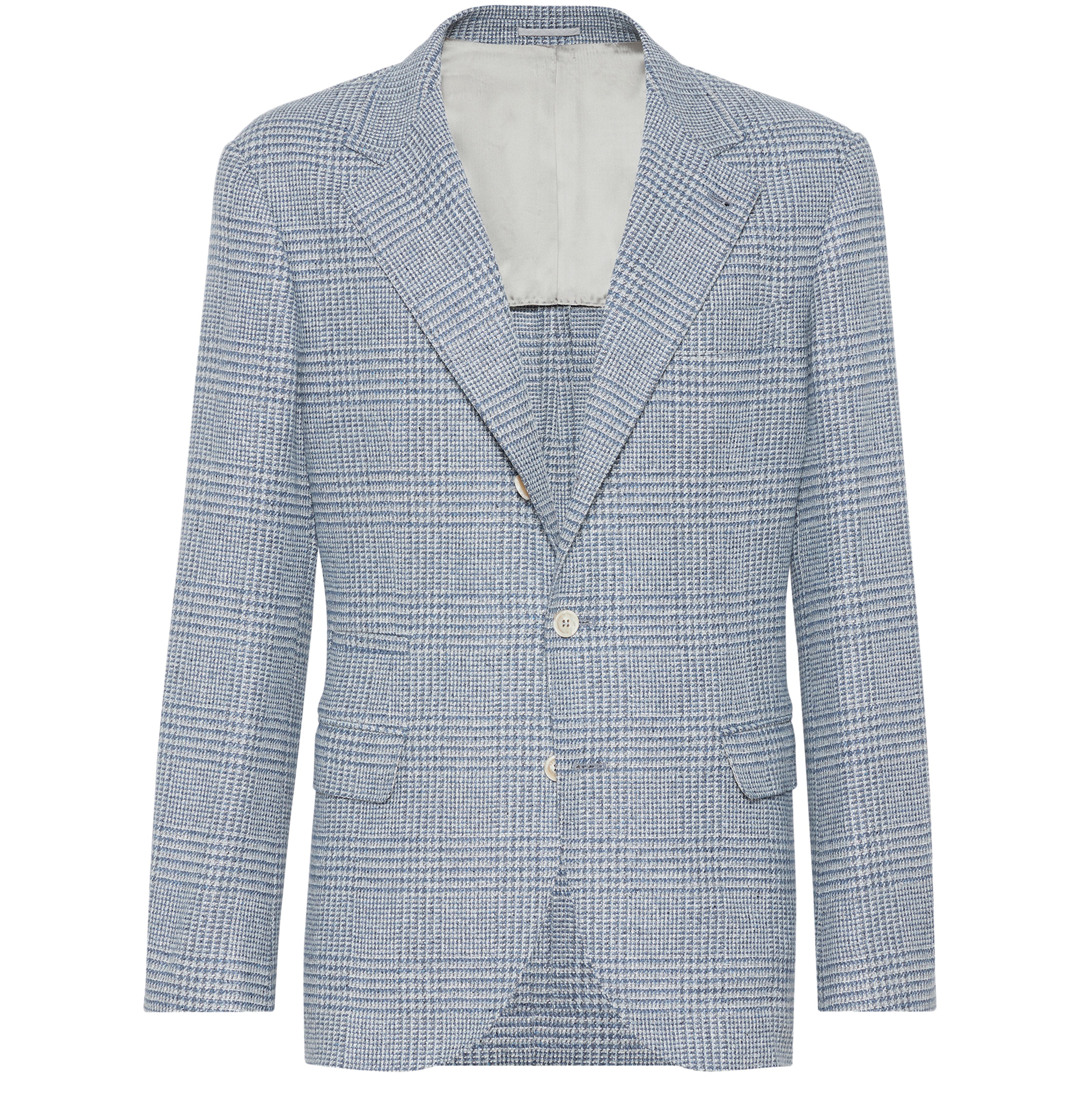 Brunello Cucinelli Prince of Wales deconstructed blazer