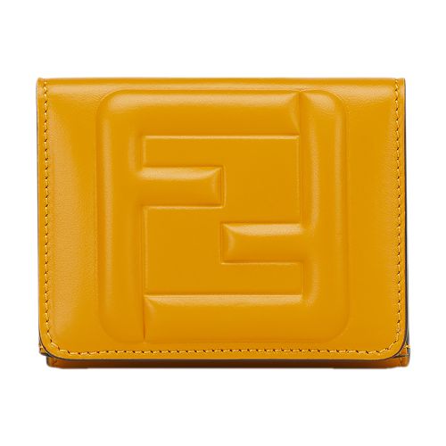 FENDI FF Cube micro trifold wallet