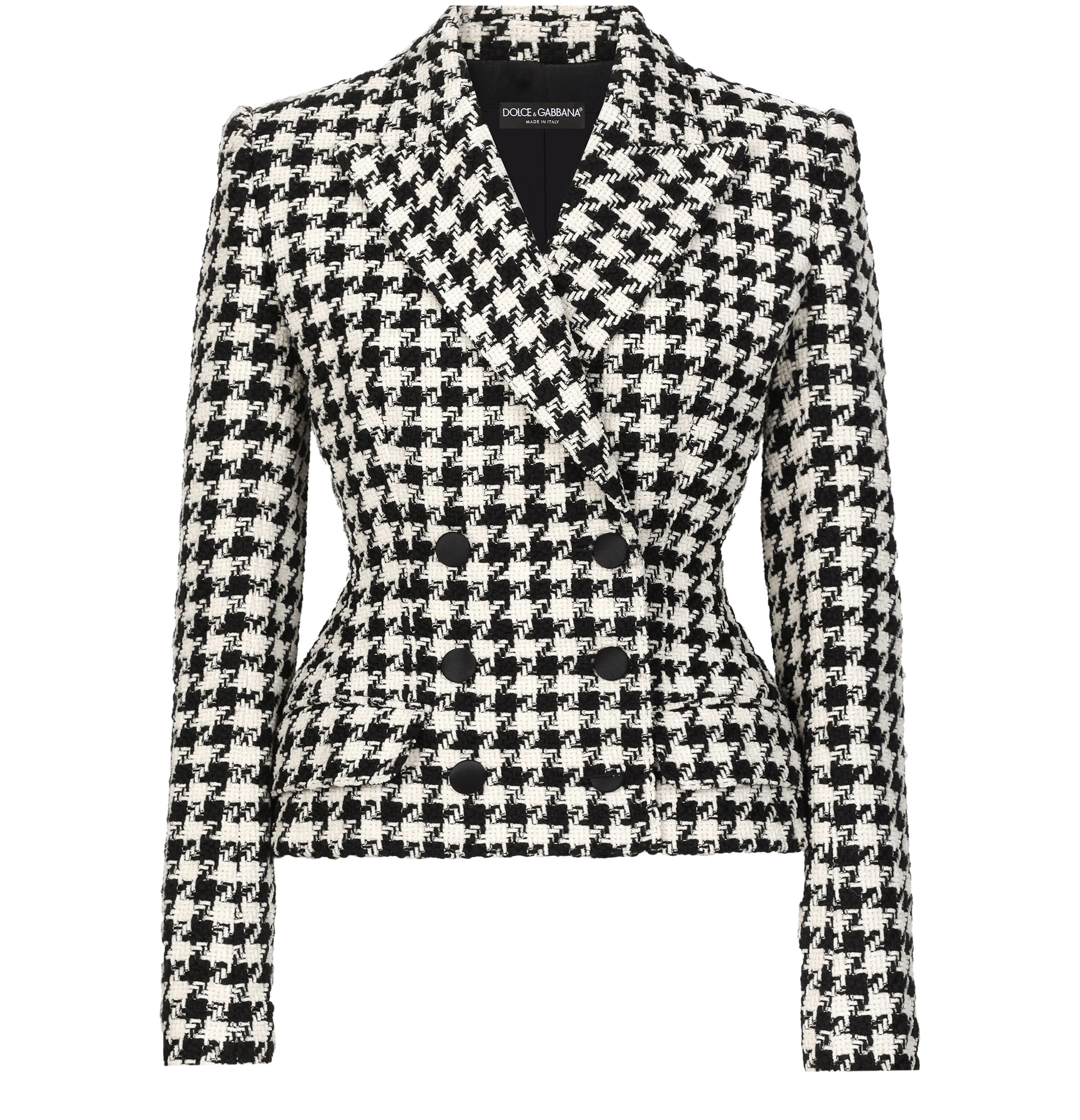 Dolce & Gabbana Macro-houndstooth Dolce jacket