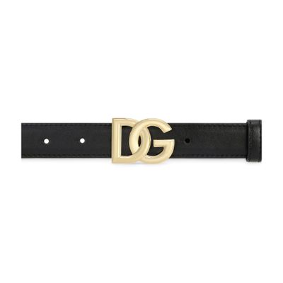 Dolce & Gabbana Calfskin belt with DG logo