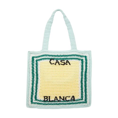Casablanca Crocheted cotton bag
