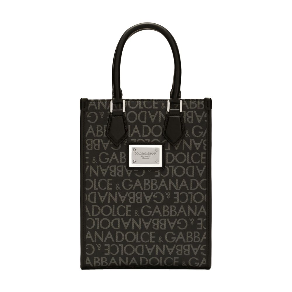 Dolce & Gabbana Small coated jacquard bag