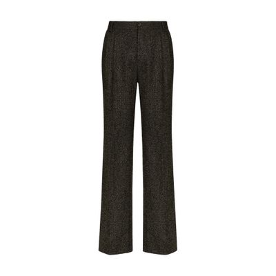 Dolce & Gabbana Stretch alpaca and wool straight-leg pants