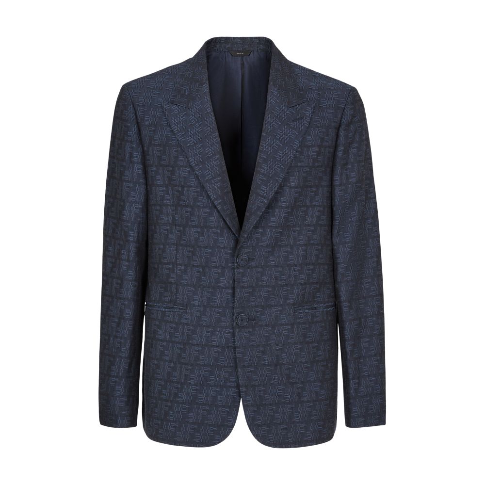 FENDI Regular-fit single-breasted jacket