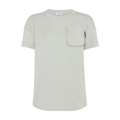 Brunello Cucinelli T-shirt with Monile