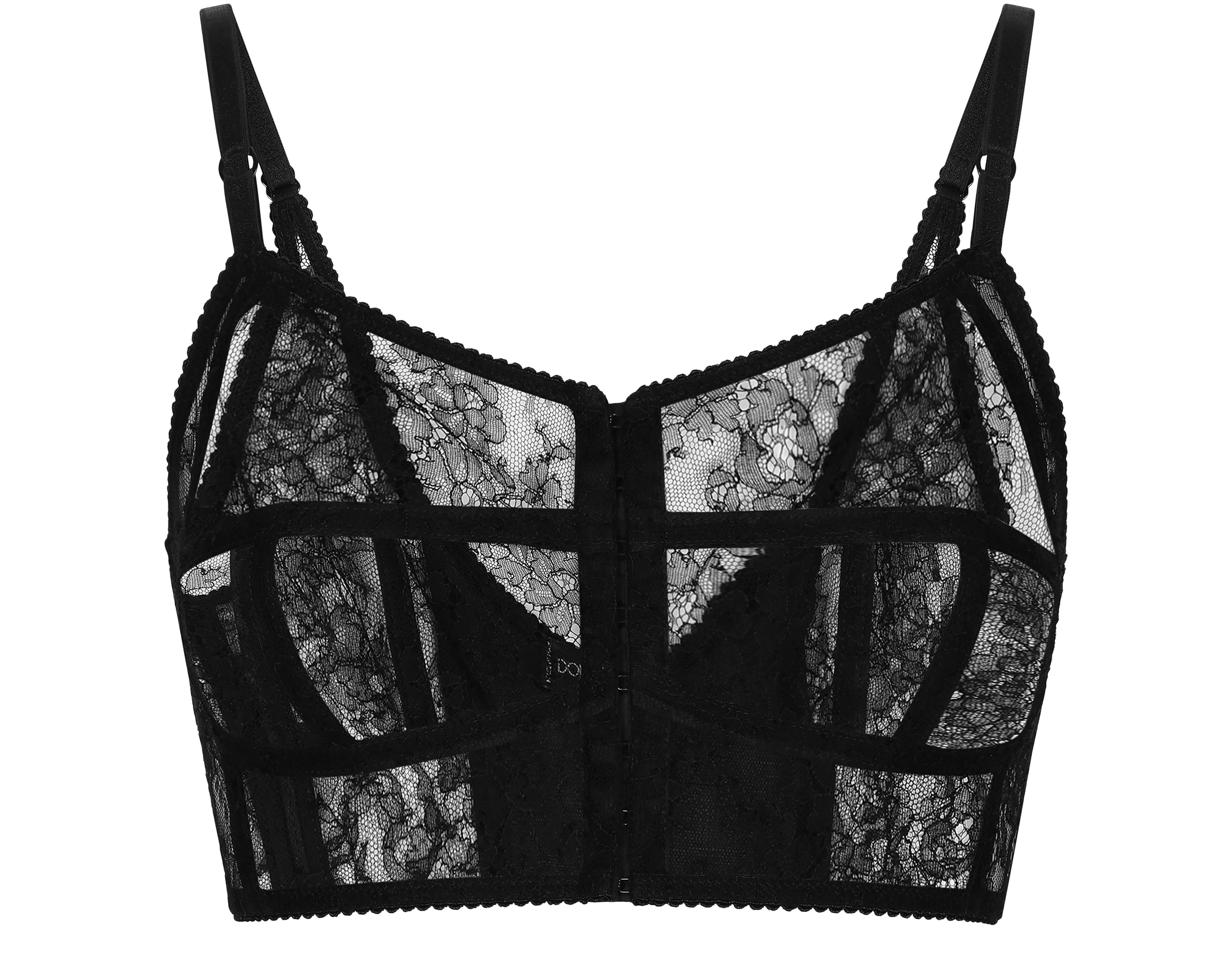 Dolce & Gabbana Lace lingerie bustier with straps