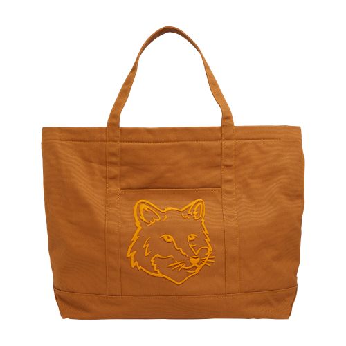 Maison Kitsuné Fox head large tote bag