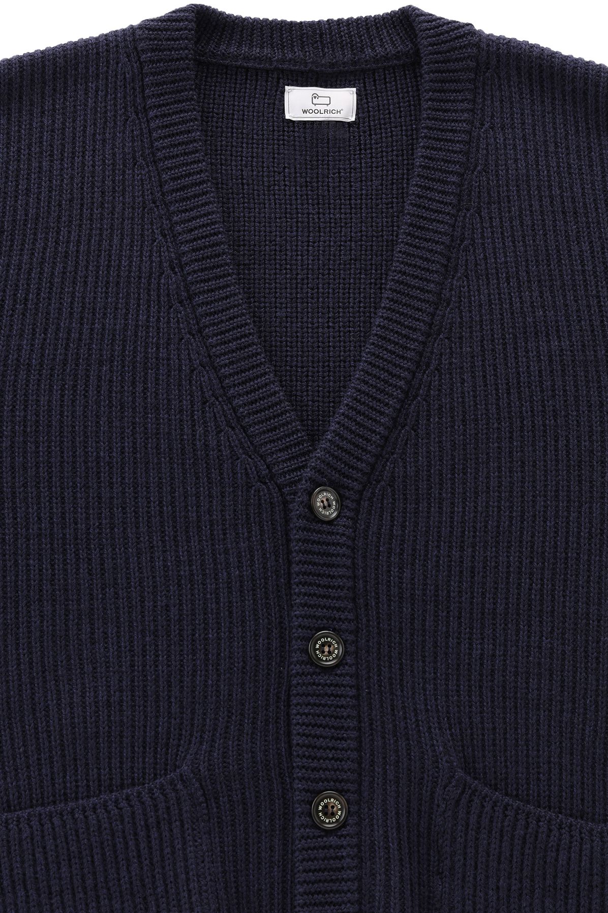 Woolrich Ribbed Cardigan Sweater