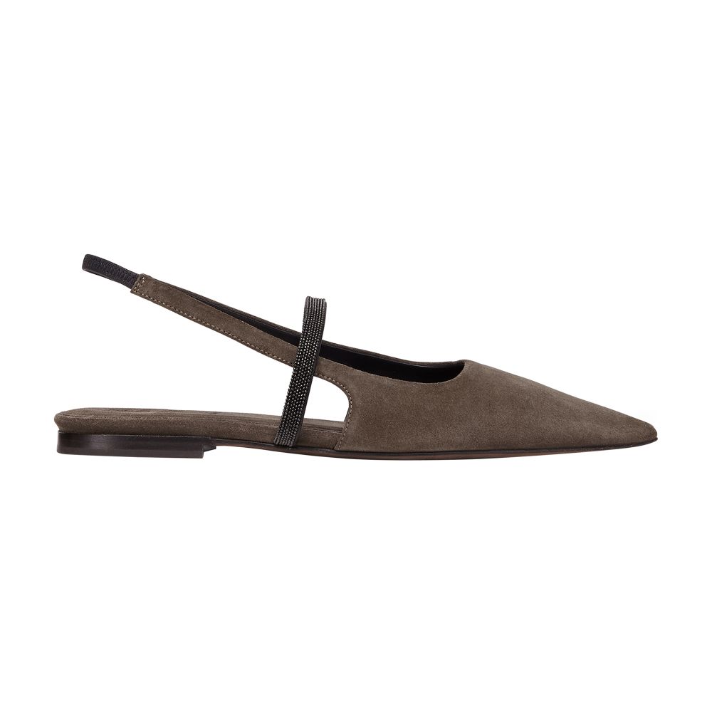 Brunello Cucinelli Suede flats