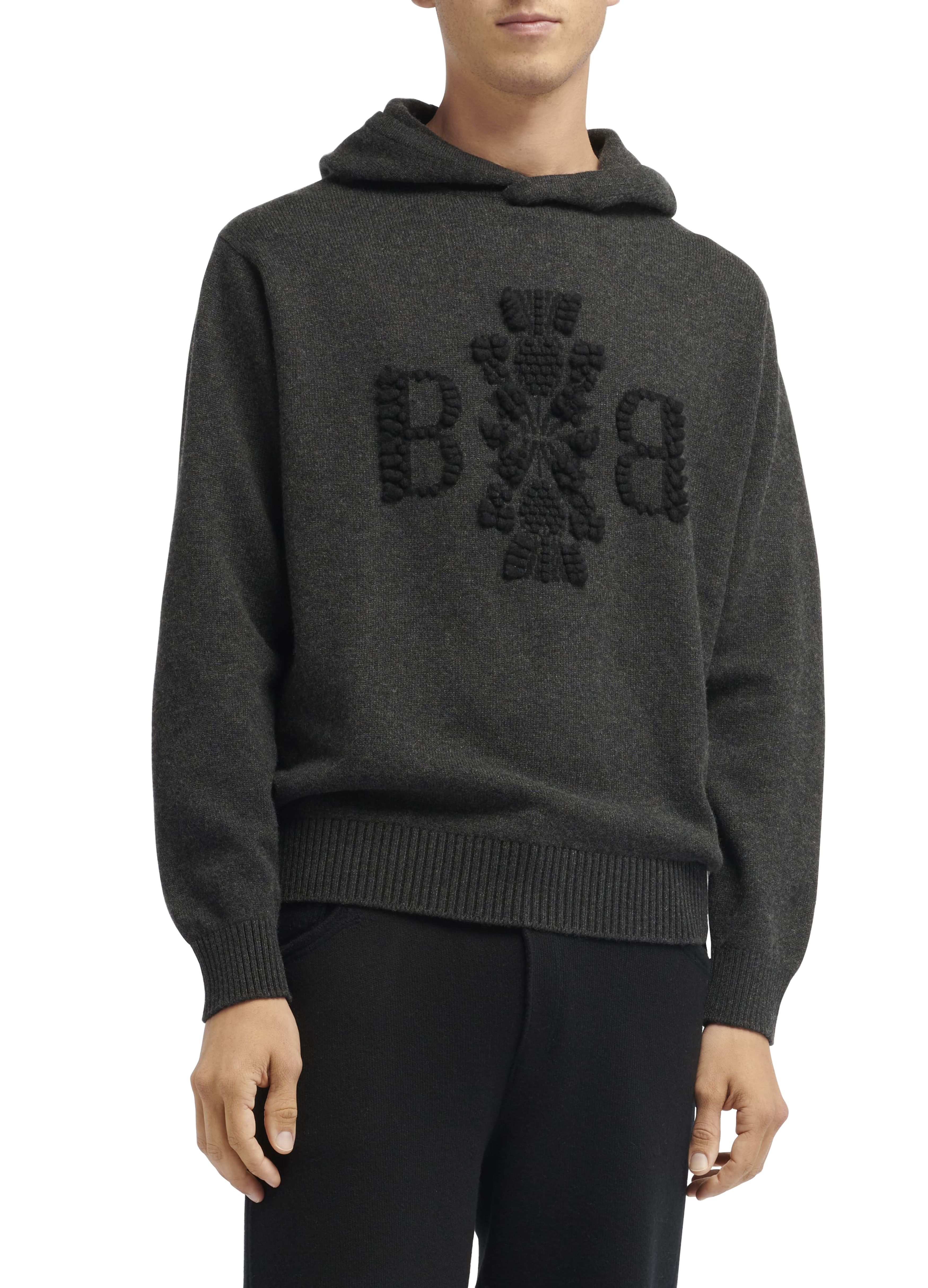 Barrie Barrie 3D logo cashmere hoodie