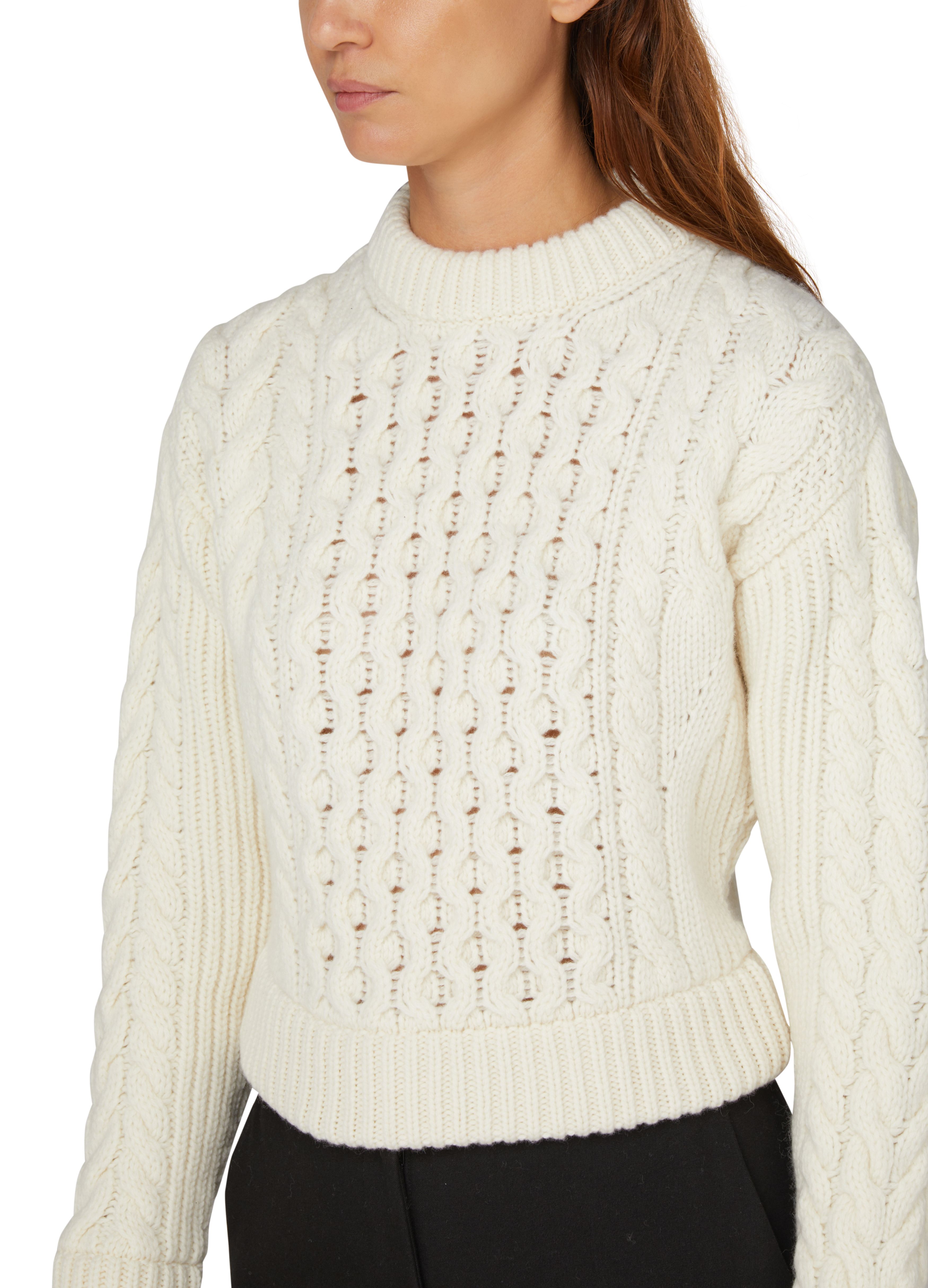 Patou Cropped Jumper