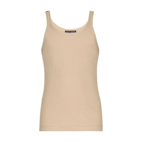 Dolce & Gabbana Slim-fit fine-rib singlet