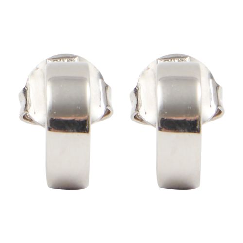 MM6 Maison Margiela Numeric minimal signature hoop earrings