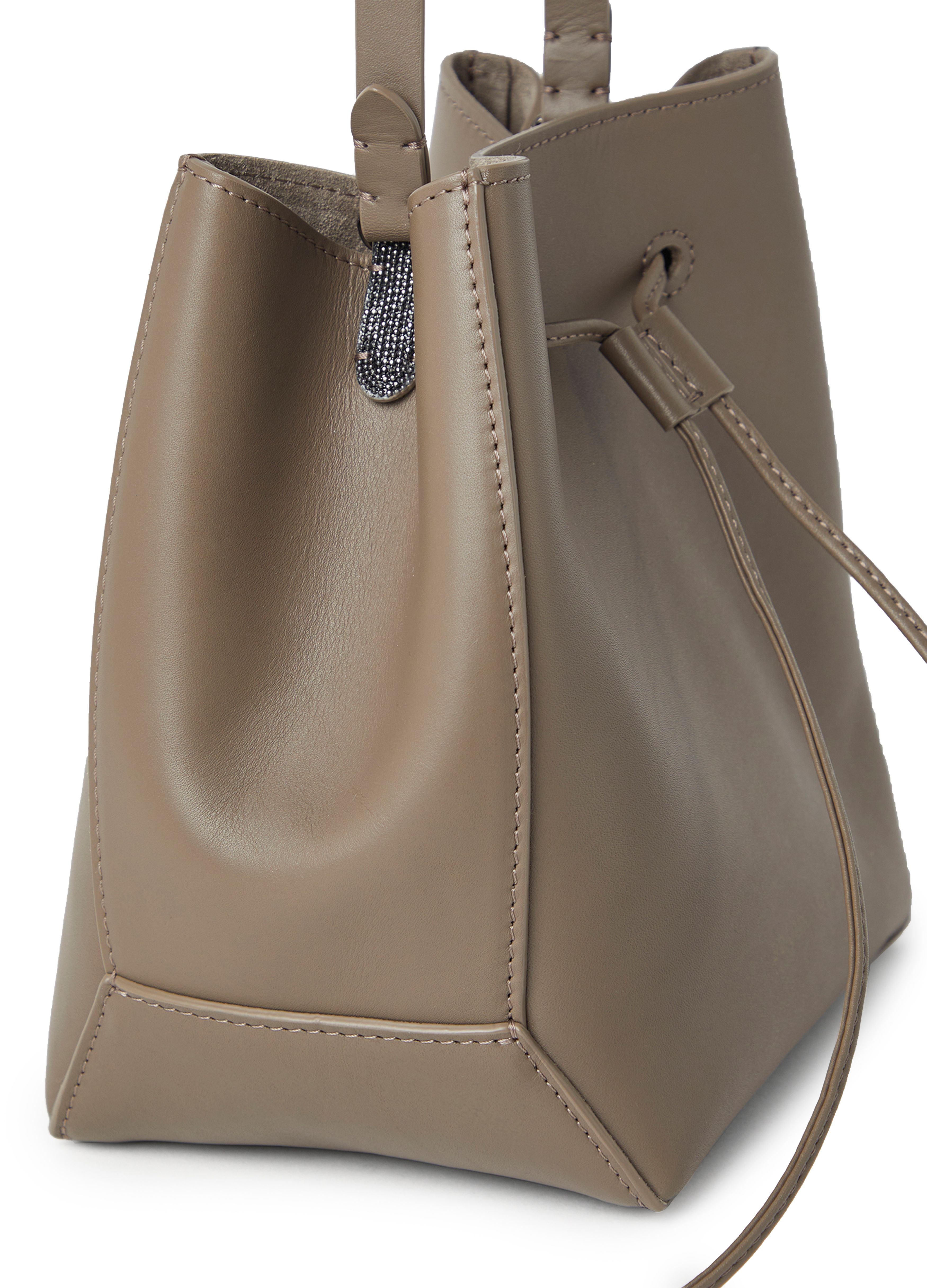 Brunello Cucinelli Leather bucket bag