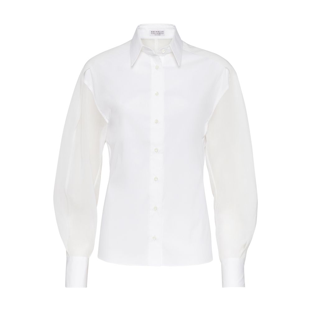 Brunello Cucinelli Stretchy poplin shirt