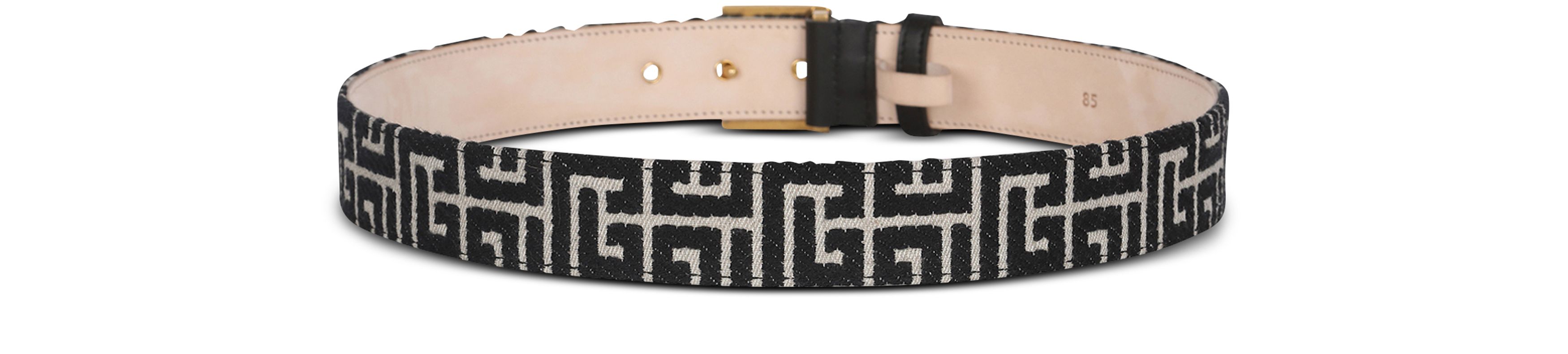 Balmain PB Belt jacquard belt