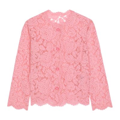 Dolce & Gabbana Single-breasted lace jacket