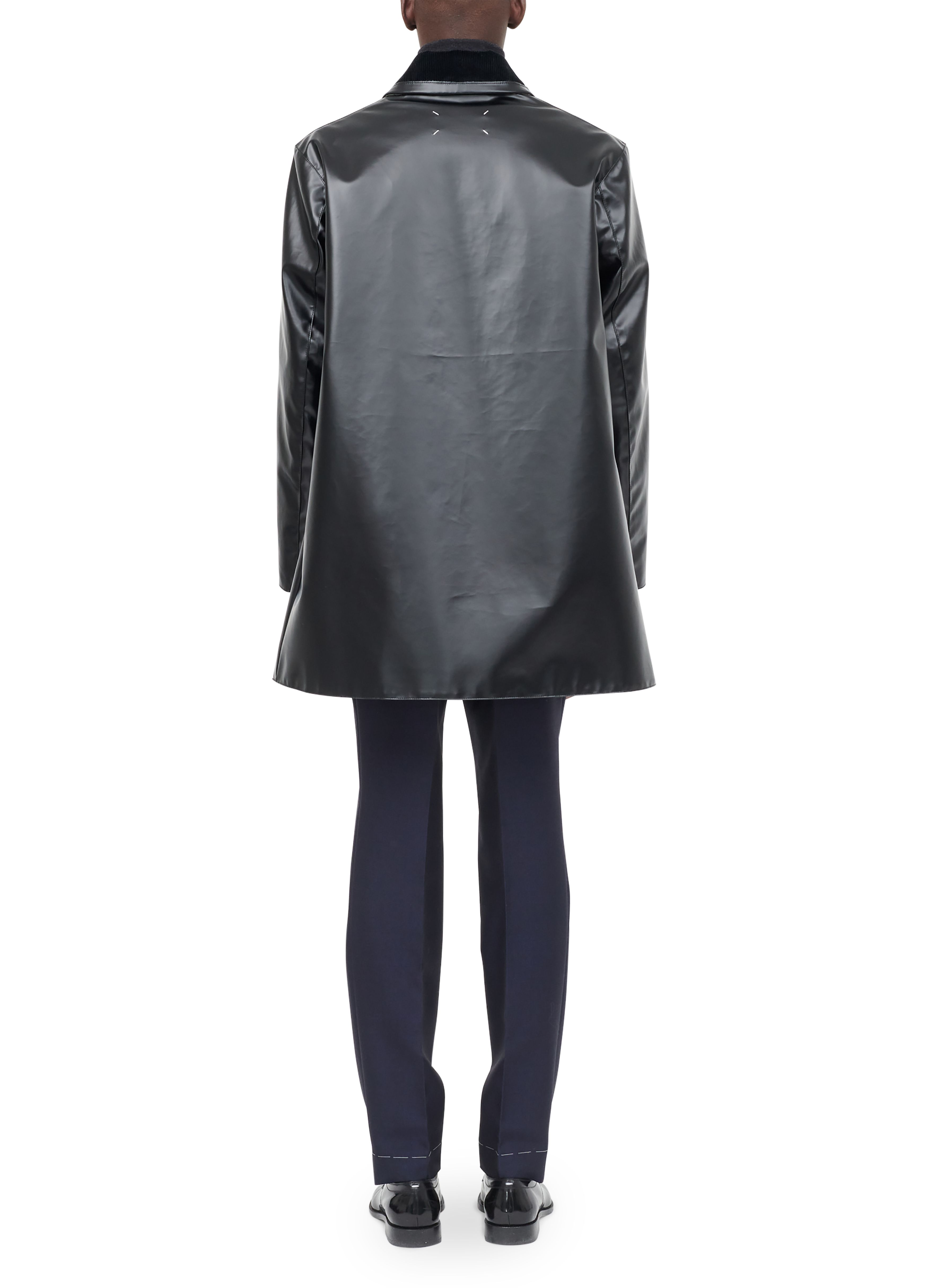 Maison Margiela PVC caban jacket