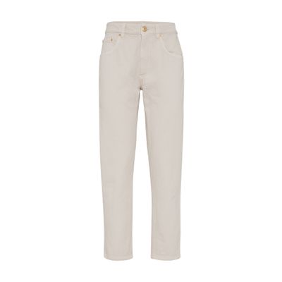 Brunello Cucinelli Dyed denim trousers