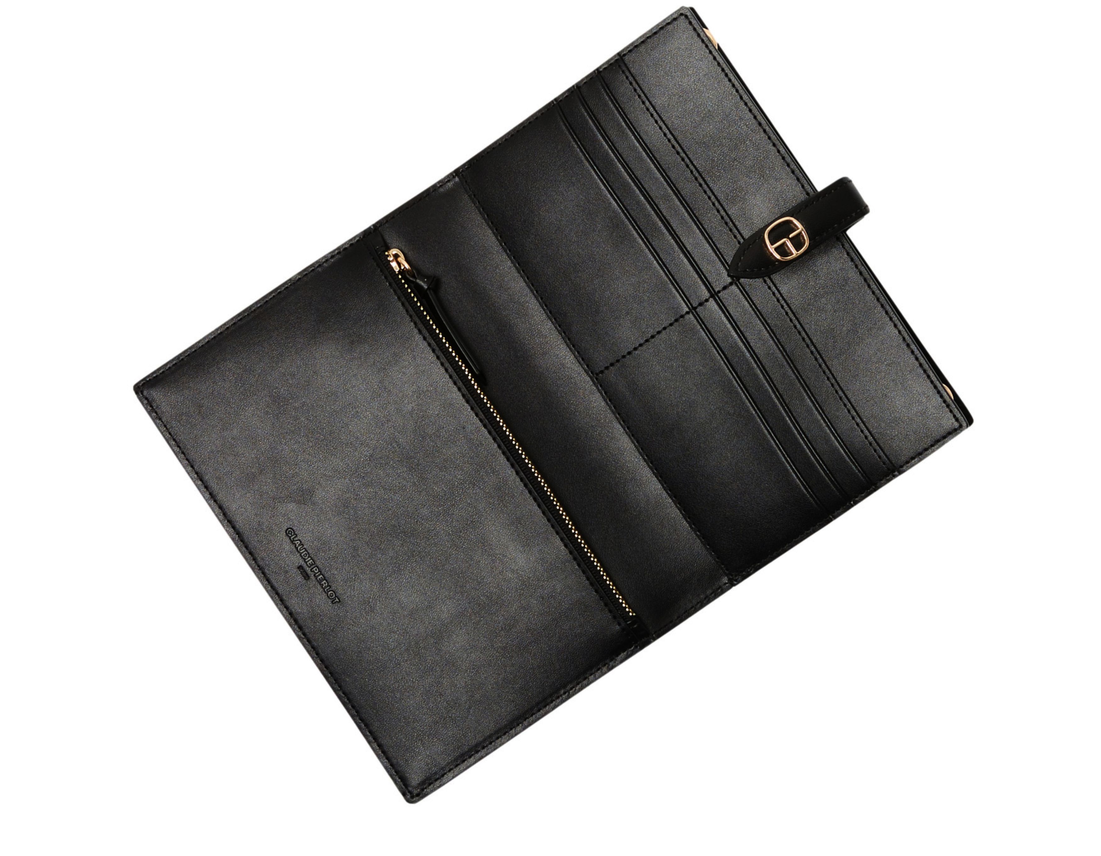  Suede clutch bag