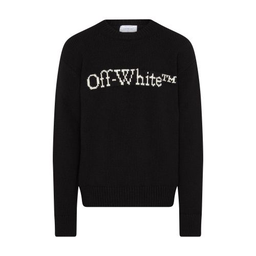 OFF-WHITE Big Bookish Chunky knit crew sweater