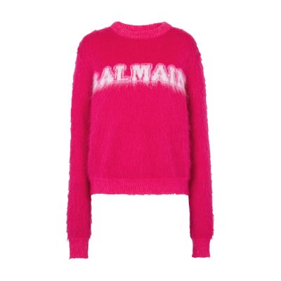 Balmain Jacquard Brushed Mohair Balmain Jumper