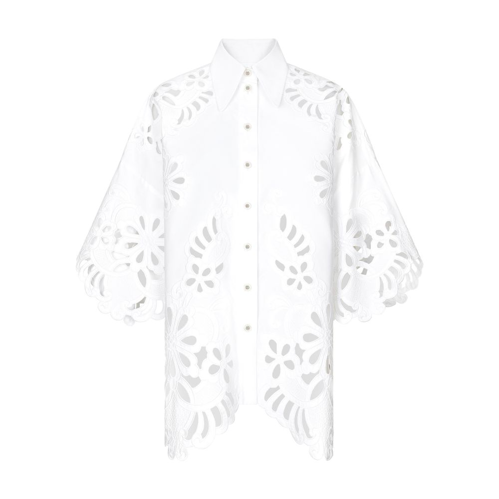 Dolce & Gabbana Cut-out detailing oversize shirt