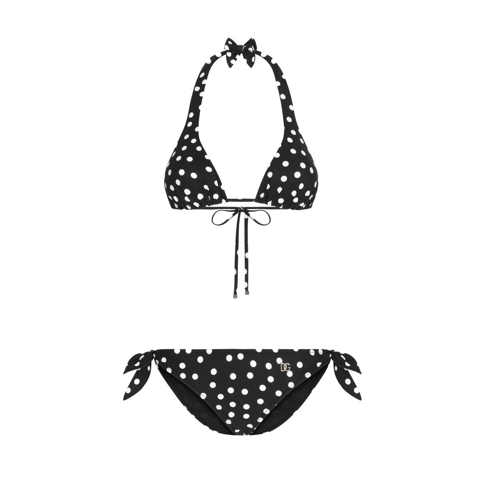 Dolce & Gabbana Polka-dot triangle bikini