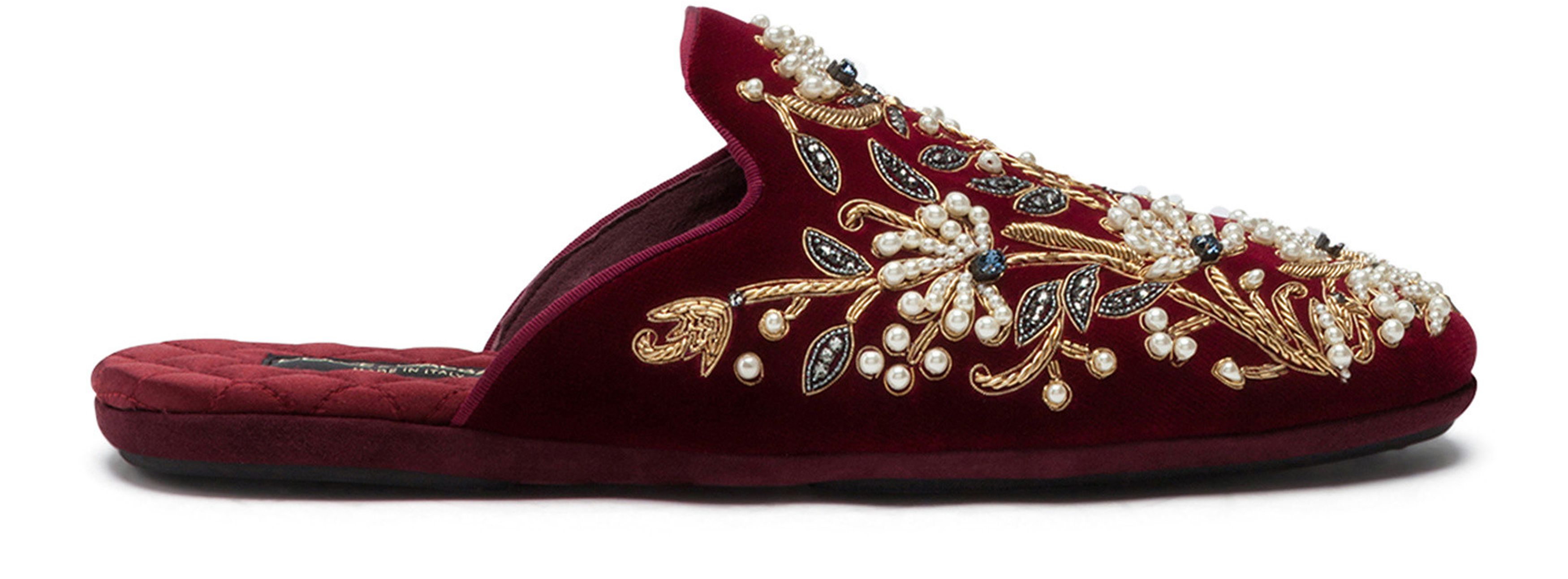 Dolce & Gabbana Velvet slippers