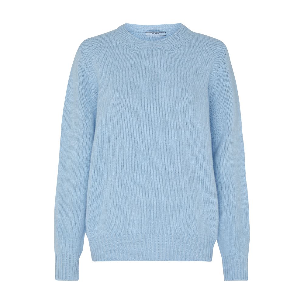 Prada Wool and cashmere round neck sweater