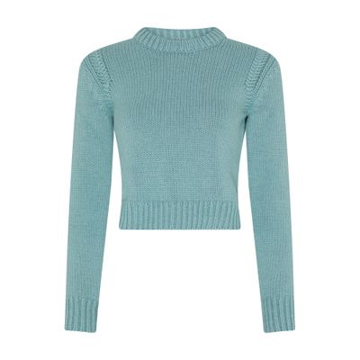 Chloé Cropped cashmere blend sweater