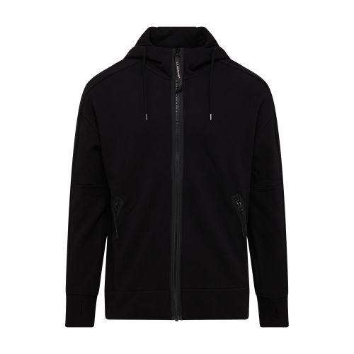 CP COMPANY Diagonal Raised Fleece Goggle zipped hoodie