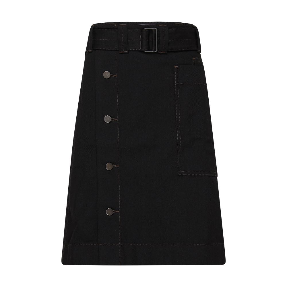 Lemaire Belted apron skirt