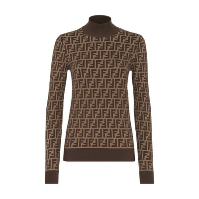 FENDI Pullover with high collar