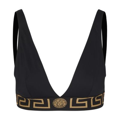 Versace Greca Border bikini top