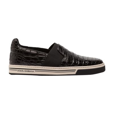 Dolce & Gabbana Slip-on in crocodile leather