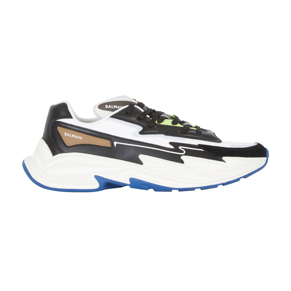 Balmain Run-Row faux leather sneakers