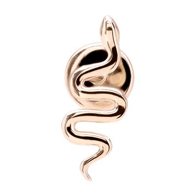 Persée Single earring piercing snake