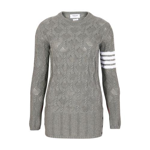 Thom Browne 4-Bar crew neck sweater